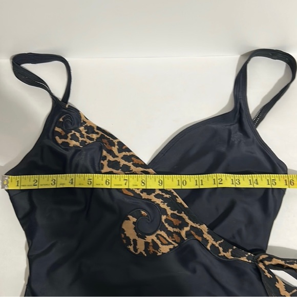 Vintage Oscar De La Renta Leopard Bathing Suit - Picture 5 of 8